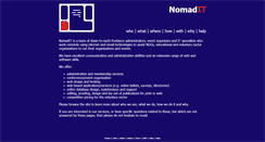 Desktop Screenshot of nomadit.co.uk