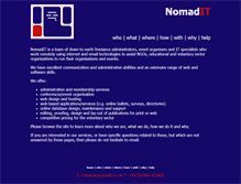 Tablet Screenshot of nomadit.co.uk