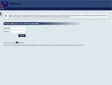 Tablet Screenshot of mecon.nomadit.co.uk